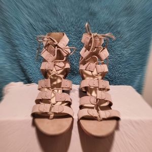 Marc Fisher heeled leather sandals